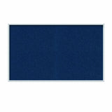 Ghent Navy Vinyl Bulletin Board, 4.5 x 1.5, Aluminum Frame, Made in the USA