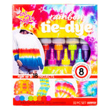 Just My Style Radical Rainbow TieDye Kit by Horizon Group USA, Create 18 Projects with 8 Colors