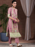 Libas Women'S Poly Crepe Printed Kurta Set (36946 Mauve