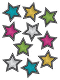 Teacher Created Resources Chalkboard Brights Stars Accents (TCR3550)