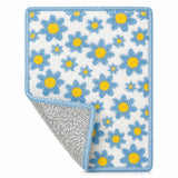 ECO SHINE Bamboo Printed Cleaning Cloth with Wire Scrubber | DoubleSided Dishwashing Cloth for Kitchen Utensils, Plates, Pans &