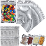 150-Pack Large Reclosable Mylar Bags for Food Storage 7 x 10 Stand Up Ziplock Bags in Bulk 1 Quart Large Resealable Smell Proof