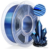 TECBEARS Silk PLA Filament Dual Color, Shiny 3D Printer Filament 1.75mm, Dimensional Accuracy +/- 0.02mm, 1kg Spool(2.2lbs) Fits