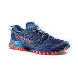 La Sportiva Men's Bushido III Performance Mountain/Trail Running Shoes, Deep Sea/Cherry Tomato, US 10.5 (EU Equivalent 43.5)