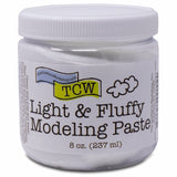 The Crafters Workshop Modeling Paste Medium, Surface Prep and Dimension Additive, Texture for Canvas, Paper, Wood or Paints, Pro