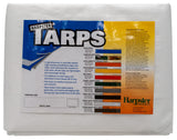 Heavy Duty White Tarp 6 Oz, 6X10