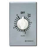 Intermatic FF4H 4Hour Spring Loaded Wall Timer SPST No Hold Enhance Energy Efficiency with Universal Compatibility Automati