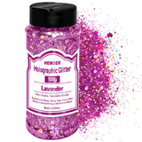 HEMOER 100g Holographic Glitter, Cosmetic Mixed Hexagon Chunky & Fine Craft Glitter Resin Sequins for Epoxy Glass, Resin Art, Bo