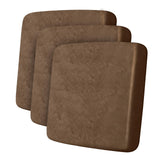 ANARACHON Leather Look Couch Cushion Covers Sofa Seat Slipcovers Sets Couches Furniture Protector for Sectional Armchair Loveseat Pets Kids Stretch Spandex Fabric (3 Cushion XL Sofa, Brown)