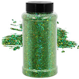 TORC 1 Pound Sage Green Holographic Glitter 16 oz Mix Chunky Glitter Bulk for Resin Craft Cosmetic Art Festival Decoration