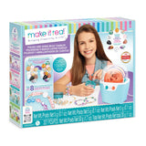 Make It Real: Rock Tumbler & Polish-Shine Bead Tumbler - 327pc Jewelry Craft Kit, Natural Stone Polishing Machine, Create 8 Bead