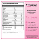 Vivioptal WOMEN Multivitamin & Multimineral Supplement - 30 Capsules