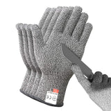 DEYAN Cut Resistant Gloves, Level 5 Protection Safety Cutting Gloves, Kitchen Cuts Glove for Chef Oyster Shucking, Mandolin Slic