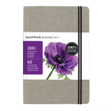 Handbook Journal Co. - Fluid 100 Watercolor Journal Sketchbook - 100% Cotton Cold Press Paper, Hardcover Linen Large Portrait, 5
