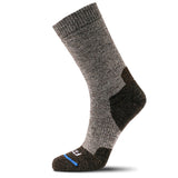 FITS Original Full Cushion Crew Socks, Merino Wool Hiking Socks for Rocky Trails, Camping and Travel Shoes, Durable Performance