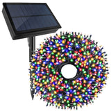 Tcamp 164Ft 500 LED Solar Christmas Lights Outdoor Waterproof with Remote Timer, 8 Modes Solar Powered Fairy String Lights for C