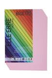 Brustro Elle Erre Coloured Card Stock Craft Paper A4 Size 220 Gsm Rosa Colour, Pack Of 9 Sheets. Rose Pink Shade|Ideal For Schoo