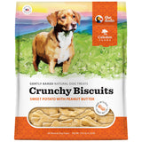 Caledon Farms The Dodo Crunchy Biscuits - Sweet Potato with Peanut Butter 19.5oz, Dog Treats