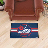 Winnipeg Jets Starter Mat Accent Rug - 19In. X 30In. Uniform Alternate Design
