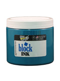 Handy Art 301-035 Water Soluble Block Printing Ink Jar, Turquoise, 16-Ounce