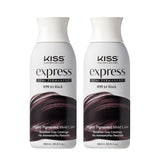 Kiss Express Color #K99 Semi- Permanent Jet Black 3.5 Ounce (Pack of 2)