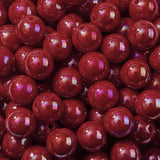 BERMRO 16mm Acrylic Bead 100pcs AB Red Color Acrylic Bead Chunk Bubblegum Beads for DIY Crafting Necklace Bracelet Jewelry Makin