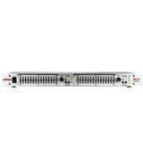 Nady GEQ-215 Graphic Equalizer, 2-channel 15 frequency bands of EQ, fits in a 19single rack space, balanced XLR and 1/4T