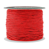 Mandala Crafts 0.5mm 109 Yards Red Cotton Waxed Cord for Jewelry Making Bracelet Cord Waxed String - Beading String Thread Jewel