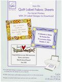 June Tailor Quilt Label Fusible Fabric Sheets, Other