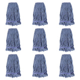 Commercial Heavy Duty Mop Heads Replacement for Rubbermaid: 9 Packs Industrial Wet Mop Head for Floor Cleaning - Commercial Prod