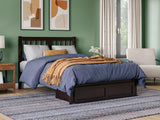 AFI, Tahoe Full Platform Bed with Storage Drawer, Espresso