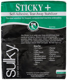 Sulky 55101 Sticky Self, 22.5Inch by 36Inch, Adhesive Tear/Away Stabilizer, Transparent