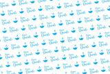 Visual Creation Diwali Wrapping Paper Sheets for Gift Packing, Celebration (Diwali) Pack of 3 (Blue)