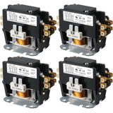Dreyoo Carrier HVAC Motor Contactor, 24V 30 Amp Coil 1 Pole Replacement Relays Compatible with C230B, Air Conditioner, Heat Pump