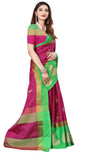 Om Sai Latest Creation Soft Cotton &Silk Saree For Women Half Saree Under 349 2019 Beautiful For Women Saree Free (Pink)