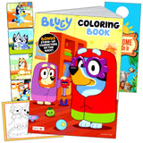 Bendon Bluey Coloring Book and Stickers with Bluey Coloring Book, Reward Sticker Set, and More
