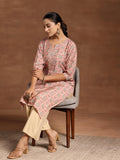 Libas Women'S Silk Regular Kurta (29219_Pink Pink M