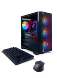 NSX GAMING Raptor Desktop (AMD Ryzen 7 5700G 4.6GHz NVIDIA, 16GB 2 * 8 GB DDR4 3600, 512Gb M2 NVME SSD, RGB Fans, W11, WiFi Read