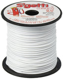 Pepperell Sgetti String Plastic Craft Lace, 50Yard Spool, White