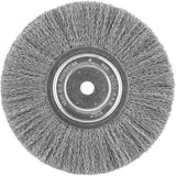 DEWALT Wire Wheel, 8Inch, Crimped, 5/8Inch Arbor, Wide Face, .014Inch (DW4907)