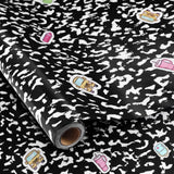 Pajean Wrapping Paper Roll - 33 Ft x 17 Inch Composition Notebook Large Wrapping Paper for Classroom Decor Birthday Baby Shower