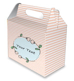 Brown Cloud Customized Gift Boxes (Fold and Tuck Easy Assemble) in two sizes (10.8 x 14 x 6.8/14 x 13 x 6 cm), made with card, f