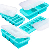 Souper Cubes Silicone Freezer Molds Gift Set, Aqua
