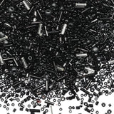 100g Mix Tube Beads Bugle Beads,3500+pcs Glass Bulk Spacer Multi Size 2-6mm Kit for Jewelry Making DIY Craft Bracelets Necklace