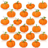 Funtery 60 Pieces Pumpkin Cutouts Classroom Decoration Fall Bulletin Board Decorations 6 Designs Pumpkin Cutouts with 60 Glue Po