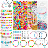 PAXCOO 2435PCS Bracelet Making Kit Including All Kinds of Beads for Jewelry Making, Friendship Bracelets, Necklaces, Beading, Gi