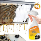 Jocecury 500ml Powerful Kitchen Degreaser Foam Spray Multipurpose Grease Remover for Pots, Pans, Countertops & Appliances with