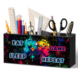 WODMIS Colorful Graffiti Gaming Room Kids Pen Pencil Holder for Desk