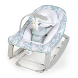 Ingenuity Keep Cozy 3-in-1 Grow with Me Vibrating Baby Bouncer Seat & Infant to Toddler Rocker, Vibrations & -Toy Bar, 0-30 Mont