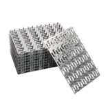 JAVOUKA 20 Pack 6x4 inch Truss Mending Plate with 8mm Nail Teeth, Galvanized Steel Flat Mending Plates Repair Pronged Truss Mend